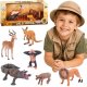 Figurka Woopie Zestaw Figurek Dzikich Zwierząt Safari 6 el. (59943) 1
