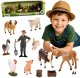 Figurka Woopie Duży zestaw figurek farma zwierzęta gospodarskie farmer akcesoria 3+ (59936) 1