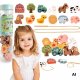 Woopie Green Drewniana Nawlekanka Farma 13 el. (59639) 1