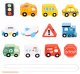 Woopie Green Drewniana Nawlekanka Transport 13 el. (59646) 7