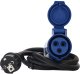 Einparts Automotive Adapter EPTA18 CEE-SCHUKO 230V 16A IP44 1,5 M 2