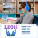 Słuchawki Dla dzieci bezprzewodowe Bluetooth EarFun niebieskie typ-C AUX 3