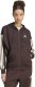 Adidas Bluza damska Essentials 3-Stripes Full-Zip Fleece Hoodie brązowa KX0784 XS 1