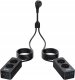 Listwa zasilająca Podwójna listwa zasilająca Przedłużacz 2x2m z AC, USB-A, USB-C, 250V 1