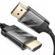 Kabel Przejściówka JSAUX Display HDMI 4K 60Hz 1,9M Nylon 1