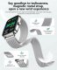 Smartwatch Damski elegancki IDW28 1,85-calowy IP68 funkcje srebrny 2