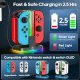 Stacja ładująca do kontrolera Nintendo Switch z oświetleniem RGB Joy-Con 3