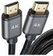 Kabel SnowKids HDMI 4K 2 m High Speed szybkie ładowanie Monitor/PS-5/X-box 1