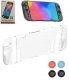 Transparentne etui ochronne na konsole Nintendo Switch 2 z dwoma gripami 1