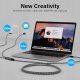 Kabel USB 2 X USB-C + 100W PD 1,8M 3
