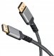 Kabel DisplayPort -DisplayPort 2m 8K UHD Sznurek szary 2