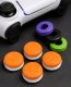 4szt Silikonowych nakładek do kontrolerów PS4 i PS5 na joystick pomarańczow 1