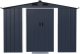 Funfit Domek narzędziowy ogrodowy blaszany 277x191x196cm z fundamentem (5905771304010) 1