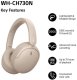 Słuchawki Sony WH-CH730N Beige (WHCH730NC.CE7) 4