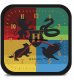 KIDS Zegar ścienny Na ścianę Harry Potter Hogwarts 4 Domy Kwadratowy Analogowy / Hpk00029 (SB12239) 1