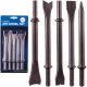 Erdi Dłuta do młotka pneumatycznego 5x długie mocowanie okrągłe 175mm groty (5904422442576) 1