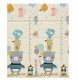 LeanToys Mata edukacyjna do raczkowania piankowa składana dwustronna pandy 180x150cm 2