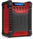 Radio budowlane Audizio Temi DAB+/FM 100W z akumulatorem czerwone one size 1