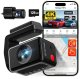 Wideorejestrator Dod Tech REDTIGER F4 Pro WIFI 4K + 1080p 128GB 3