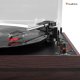 Gramofon Audizio Z głośnikami Akron - ciemne drewno one size 18