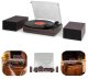 Gramofon Audizio Z głośnikami Akron - ciemne drewno one size 3