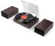 Gramofon Audizio Z głośnikami Akron - ciemne drewno one size 4