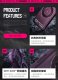 SKINARMA Etui Atlas MagSafe + Rotating Kick Stand do iPhone 18 Pro / 17 Pro burgundowy 4