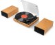 Gramofon Audizio Z głośnikami Akron - bambusowe drewno one size 13