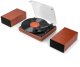 Gramofon Audizio Z głośnikami Akron - drewno wiśniowe one size 6