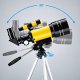 Teleskop LeanToys Astronomiczny Dla Dzieci Statyw Żółty Powiększenie 150x 5