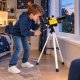 Teleskop LeanToys Astronomiczny Dla Dzieci Statyw Żółty Powiększenie 150x 7