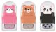 Keyroad Gumka do ścierania Bounce Buddies, rolkowa, 2w1, blister, mix kolorów (KR980109) 1