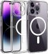 krainaGSM Etui Do Iphone 14 Pro Wzmacniane Do Magsafe Anti Shock Clear Case + Szkło 1