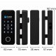 Spreest Zamek elektroniczny do drzwi szklanych na kod szyfr odcisk palca TTLOCK 4