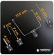 Powermat Nóż termiczny akumulator 550C LED 4 końcówki do styropianu zestaw uchwyt 8