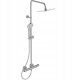 Zestaw prysznicowy Ideal Standard Stationary shower system Ceratherm T100, with Evo Diamond 200x200 mm head and hand shower, chrome (A7240AA) 1