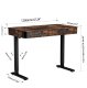 Biurko Triadyn WorkBase S 1206 elektryczna regulacja wysokości 120x60cm z szufladą dąb rustykalny 3