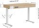 Biurko Triadyn WorkBase S 1206 elektryczna regulacja wysokości 120x60cm z szufladą dąb jasny 3