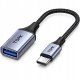 Adapter USB 4kom.pl Kabel adapter przejściówka z USB A USB-A do USB C USB-C OTG TOPK 20cm 1