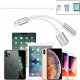 Adapter AV spacecase Adapter przejściówka kabel z Lightning do mini Jack 3,5mm AUX Audio 10cm 3