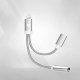 Adapter AV spacecase Adapter przejściówka kabel z Lightning do mini Jack 3,5mm AUX Audio 10cm 7