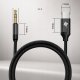 Adapter AV spacecase Adapter przejściówka kabel Lightning mini Jack 3,5mm AUX Audio 1m 100cm 2