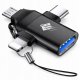 Adapter USB Zenwire Adapter przejściówka 3w1 z USB A 3.0 do USB C USB-C Lightning microUSB 1