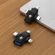 Adapter USB Zenwire Adapter przejściówka 3w1 z USB A 3.0 do USB C USB-C Lightning microUSB 10