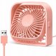 Wentylator Topk Wiatrak USB Cichy mini wentylator biurkowy chłodzenie TOPK K50 różowy 3