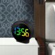 EDUP Cyfrowy zegar elektroniczny HD stołowy na biurko 3D podwójny budzik 3