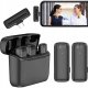 Mikrofon 4kom.pl OUTLET Bezprzewodowy mikrofon krawatowy do telefonu Lavalier J13 z USB C 1