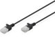 Digitus Patchcord Slim Cat.6 U/UTP LSZH 0.3m czarny (DK-1618-003S-BL) 1