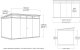 Szafa ogrodowa Keter Garden shed Cortina 11x7 gray (29213212) 4