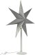 Lampa stołowa Koopman Lampka stojąca gwiazda dekoracyjna 65cm E 14 srebrna 8